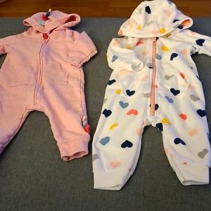 BNWOT!! 2 pairs of baby girl kids play clothes